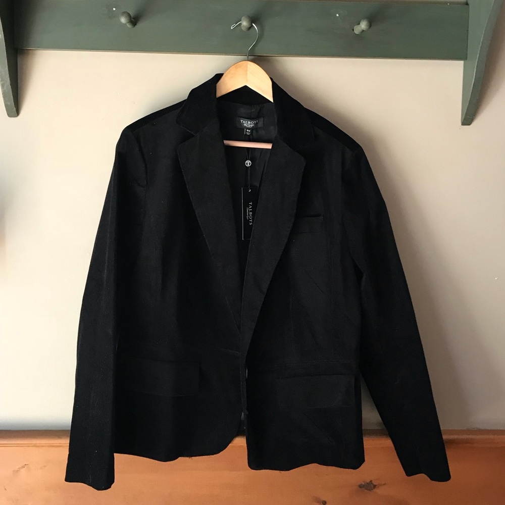 Talbots Velvet Blazer